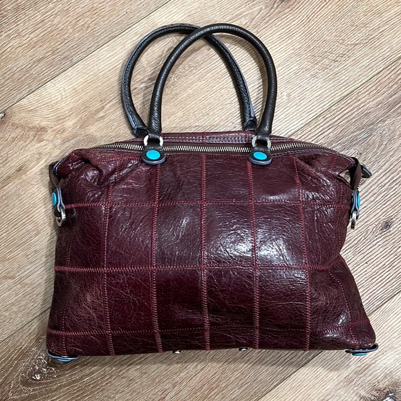 GABS Bags Gabs Made In Italy Oxblood Distressed Leather Bag Poshmark